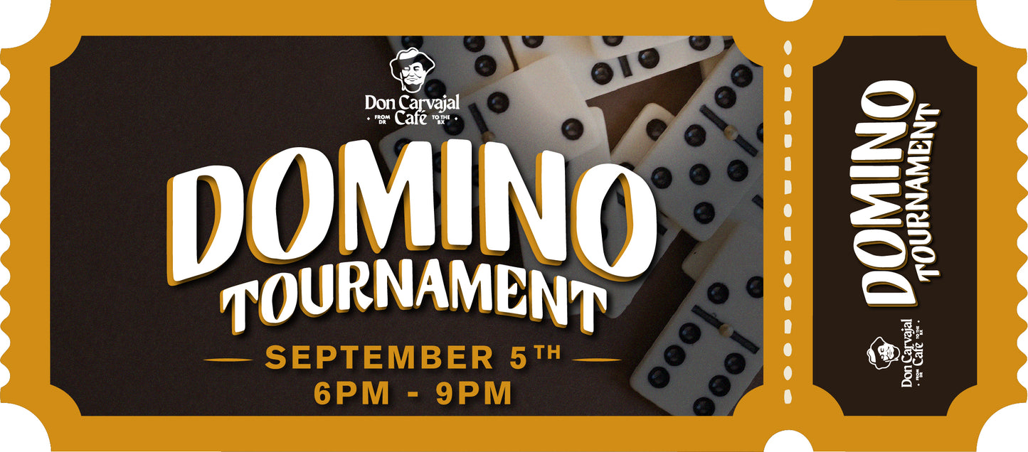 Domino Tournament Team Ticket!