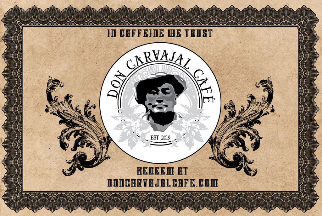 Don Carvajal Café gift card